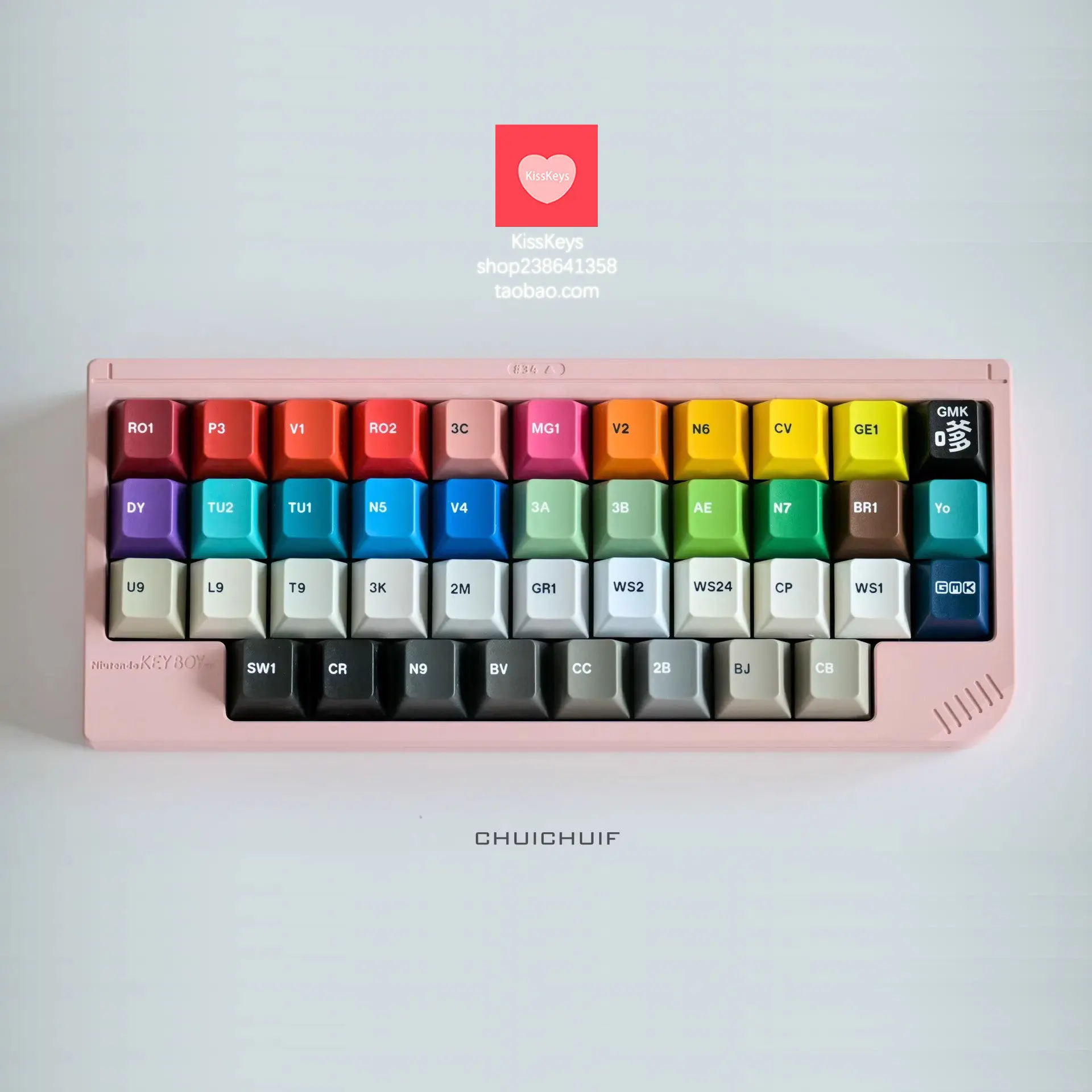 GMK ABS 38 Color Keycap Cherry CYL R1 Height Mechanical Keyboard Keycaps Set Personalized Decorative Keycaps Genuine Original