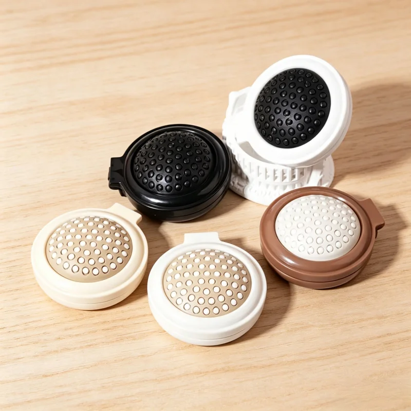 

Compact Folding Brush with Mirror, Portable Anti-static for Travel, Ideal Hair Massager for Wigs and Natural Hair