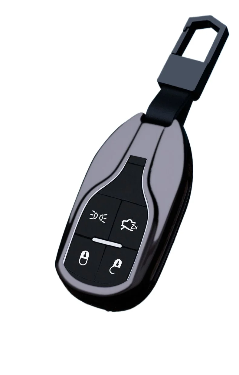 Car Key shell Case Cover Holder With Keychain For Maserati Quattroporte Ghibli Levante Car Accessories