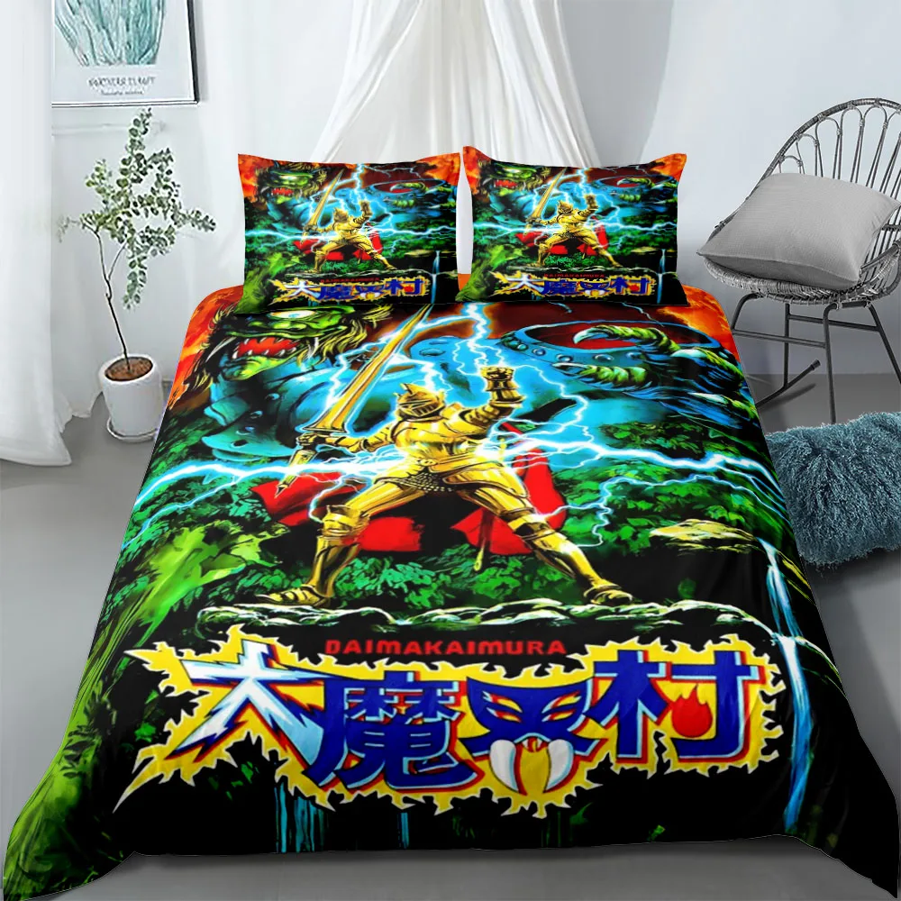 Ghouls and Goblin Duvet Cover Set EU Single Double King US Twin Full Queen Size  Bedclothes