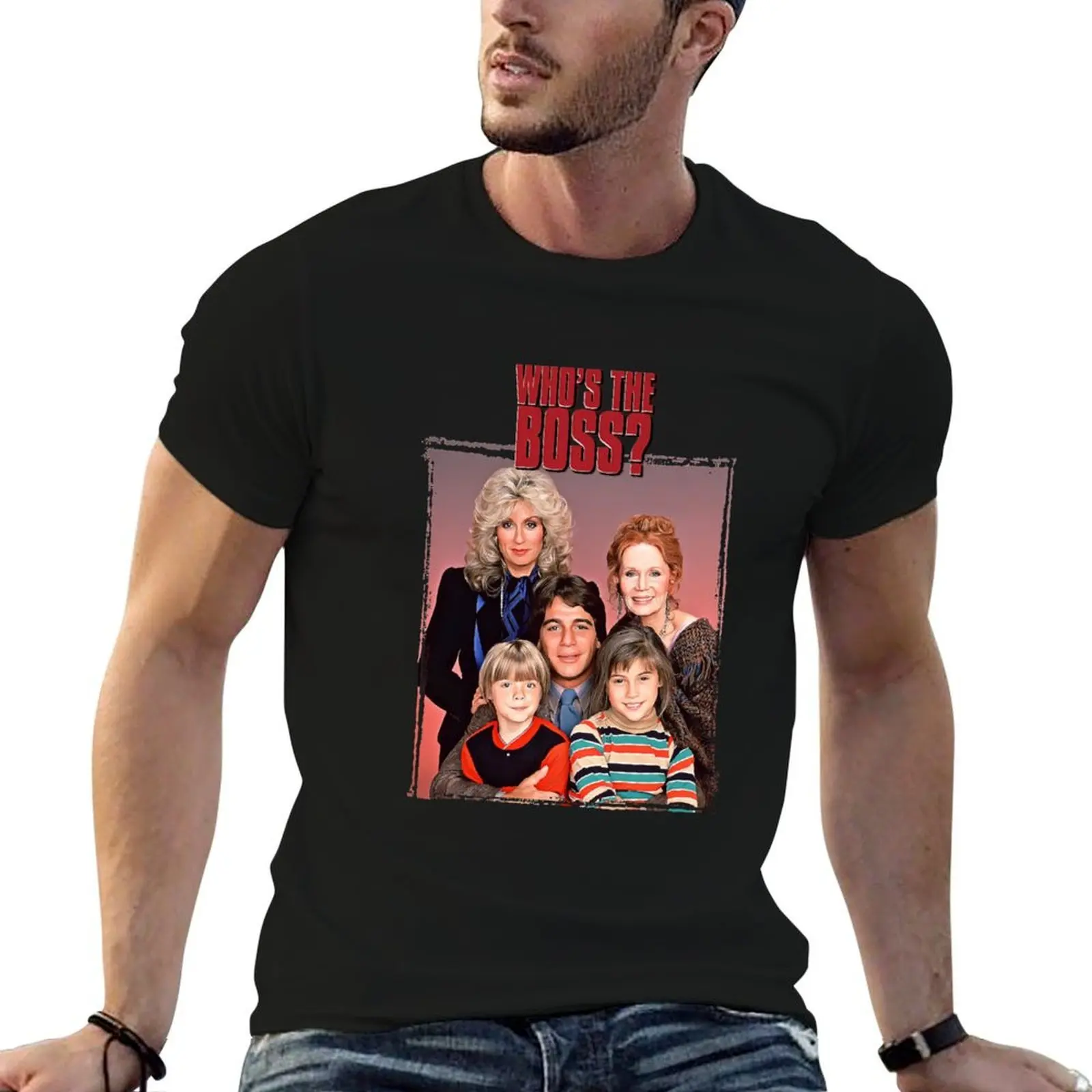 

Music Kids Who'S The Boss Gift Movie Fans T-Shirt t shirts for man cotton funny man t shirts cotton T-Shirt