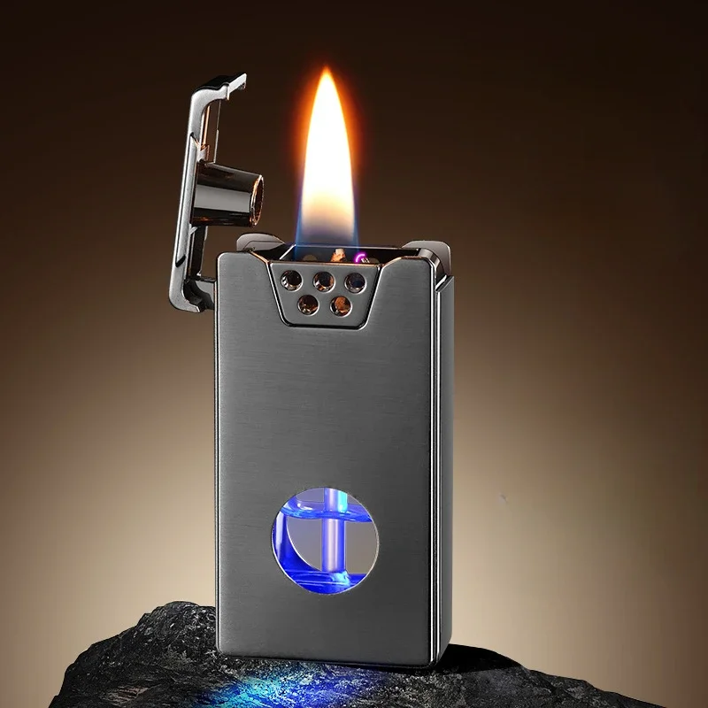 

‌ Умная голосовая активация керосиновая и электрическая гибридная зажигалка ветрозащитная USB перезаряжаемая двухтопливная зажигалка для курения подарок для мужчин