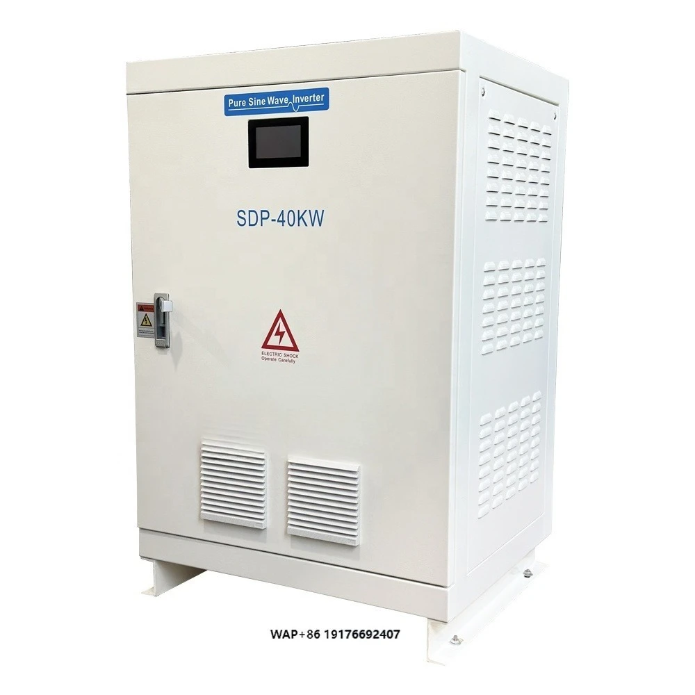 240VDC Input to 415VAC 3 Phase Output Low Frequency Solar Power Inverter 30KW 40KW 50KW with CAN