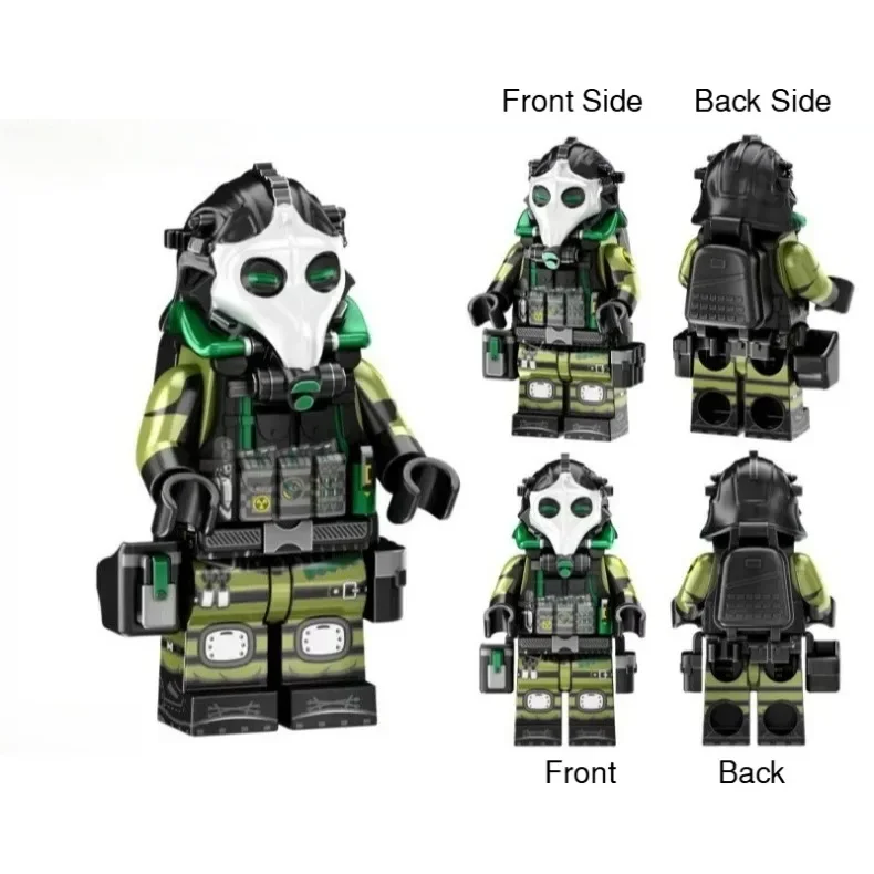 Militärsoldaten-Bausteine, Spezialagenten-DIY-Montage-Bausteinspielzeug, Sammlerfigur-Modell als Schreibtischdekoration – Detail 9