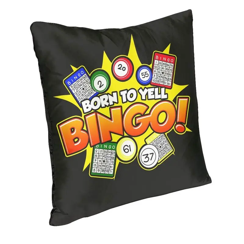 Bingo Paper Game Pillow Case 45x45cm for Sofa Nordic Cushion Cover Velvet Pillowcase