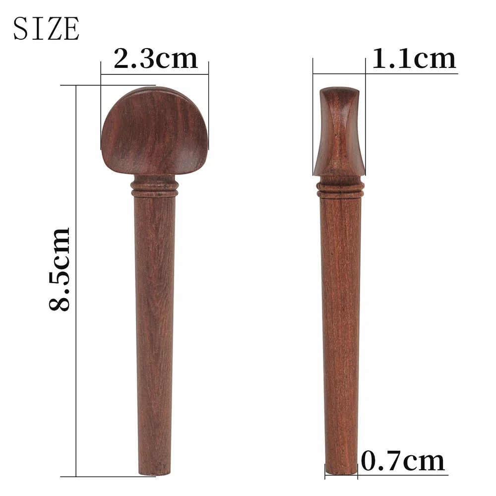 12 Pcs/Set Oud String Axis Ebony with Fish Eyes Oud Lute Tuning Shaft Replacement Parts Musical Instrument Accessories