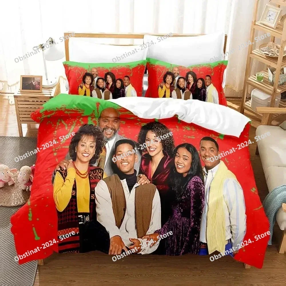 3D Print The Fresh Prince of Bel-Air Printed Bed Set Duvet Cover Pillowcase Bedding Set Bed Linen Sheet Quilt Cover Full Size