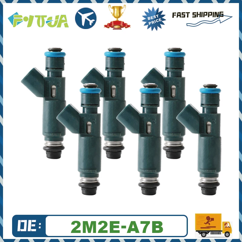 

6PCS Fuel Injector 2M2E-A7B AJ51-13-250 For FORD MONDEO 2001-2004 V6 2.5L MAZDA 6 2003-2008 V6 3.0L MPV 2002-2006 V6 3.0L