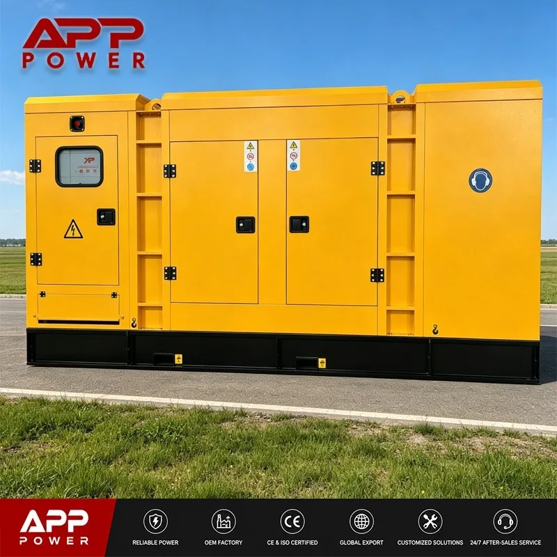 Open Frame Silent Diesel Generator 50/60Hz Low Cost for Factory Self Installation