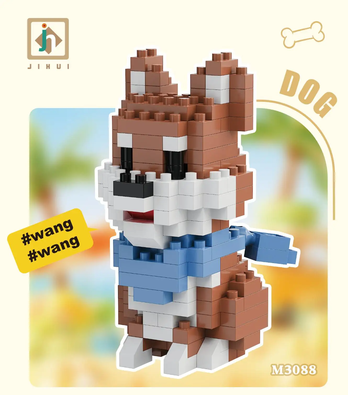 Variety Styled Cute Pet Dog Micro Mini Building Blocks Toys: Ideal Gifts, Keepsakes, Unleash Your Love for Pets and Creativity