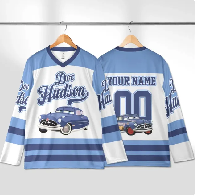 سيارات ديزني الجديدة لربيع وخريف 2026: رداء هوكي الجليد Rust Eze 95 للجنسين موضة رياضية بأكمام طويلة #2