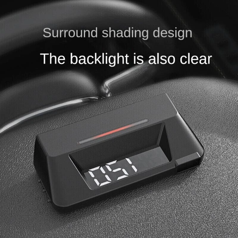 JU64 S100 HUD Head Up Display OBD Multi function Car Dashboard Monitor Compatible for Oil Transmission Temperature Monitoring - Image 5
