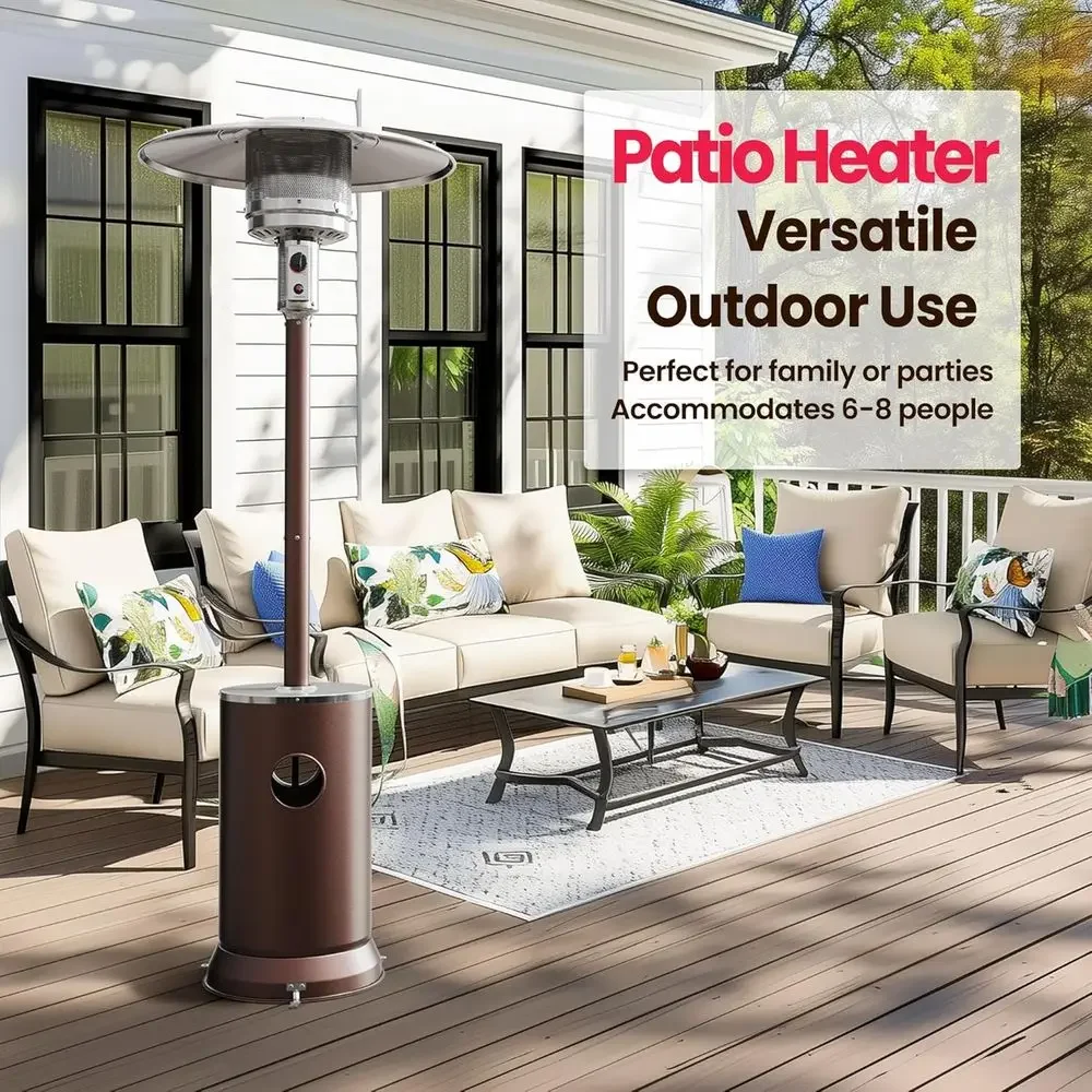 

Акция! Ограниченное предложение! Популярный уличный пропановый обогреватель двойного назначения с защитным чехлом и корпусом из нержавеющей стали.