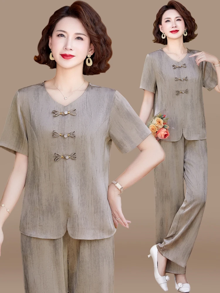 elegant-two-piece-set-high-end-brand-summer-fashion-for-middle-aged-and-elderly-women-new-chinese-style-loose-fit-long-pants