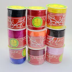 50 Meter Nylon String Chinese Satin Synthetic Silk Braided Cord Love Binding Rope 1.5mm