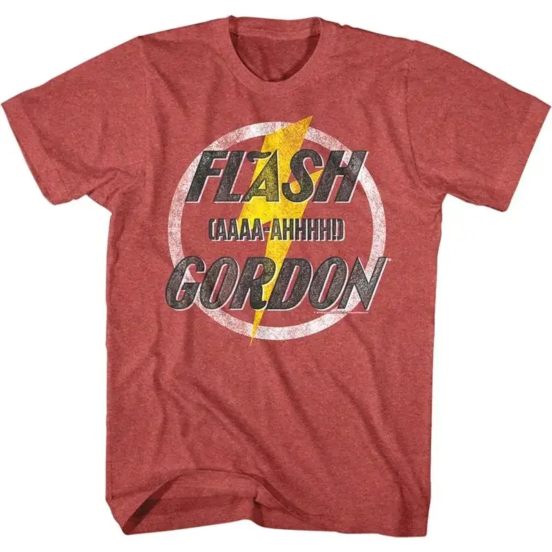 Flash Gordon Aaaaa Hhhhh Lightning Bolt Men'S T Shirt Space Rocket Comic Book Me