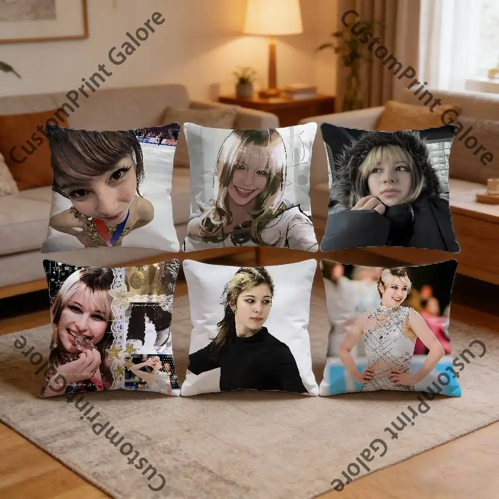 

A-Alysa L-Liu Square Throw Pillow Cover Multiple Sizes Soft for Sofa Bedroom Living Room Home Decorative