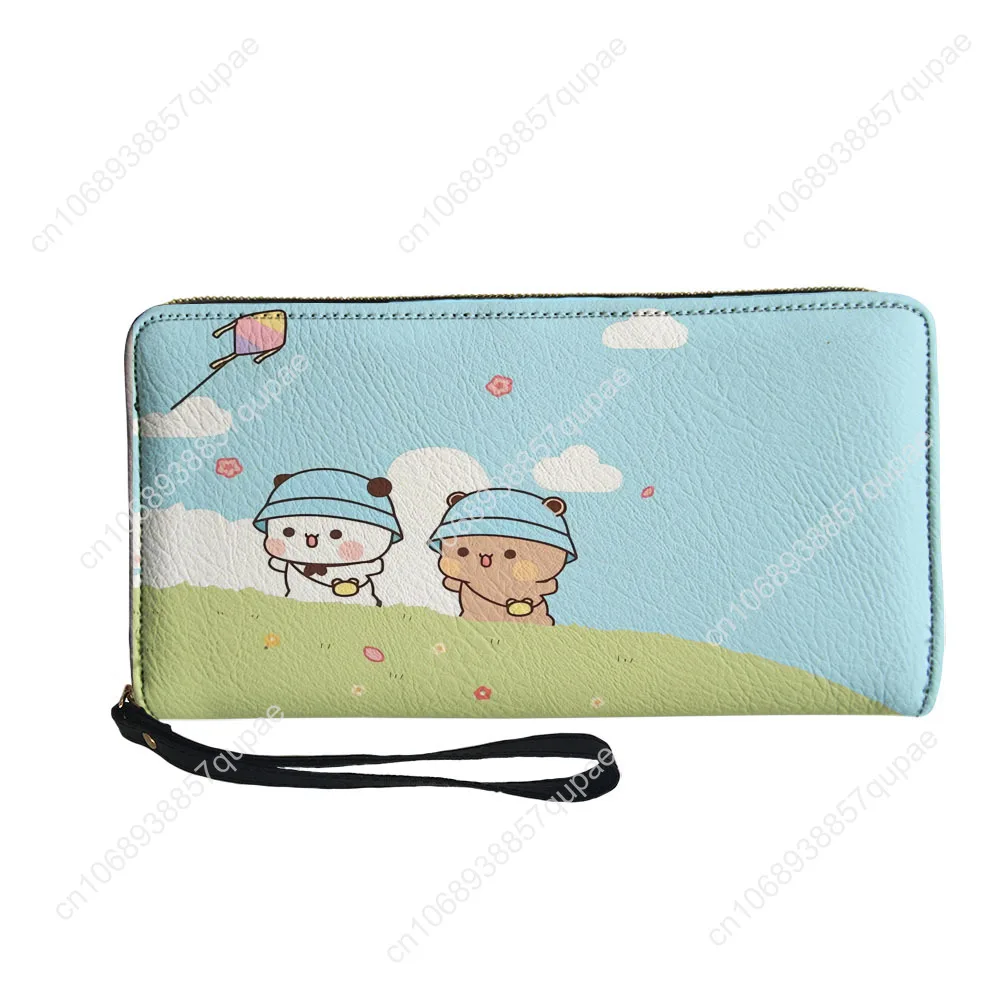 Cartoon Animation B-Bubu Dudu Custom Wallet Purse Mens Womens Zipper Long Wallets Double Print  Portable Wallet Gift Bag