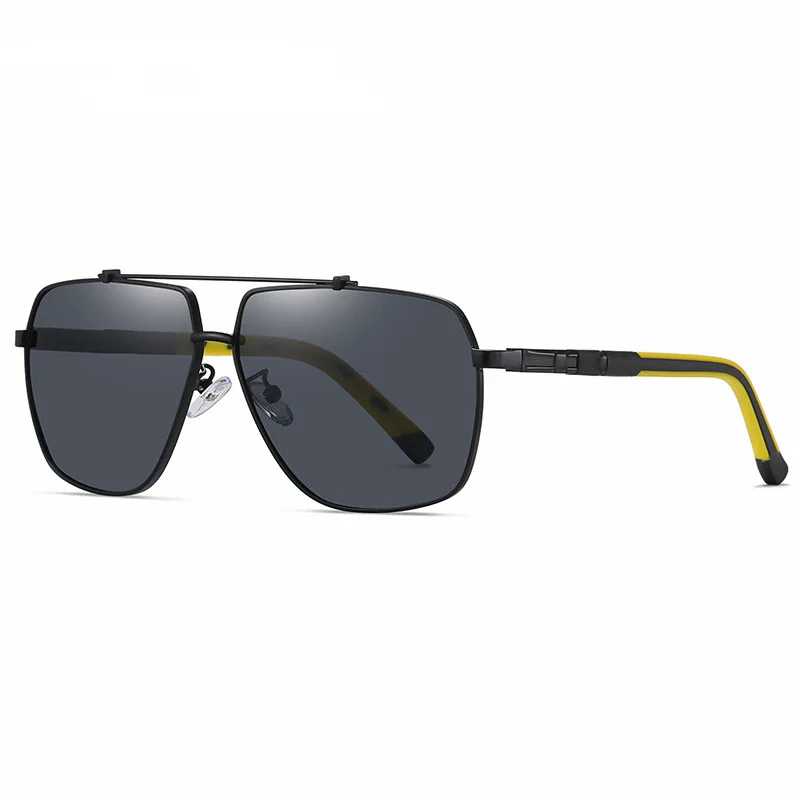 

DOISYER Polarized sunglasses for travel and driving sunshade sunglasses 6321 two-color square sunglasses