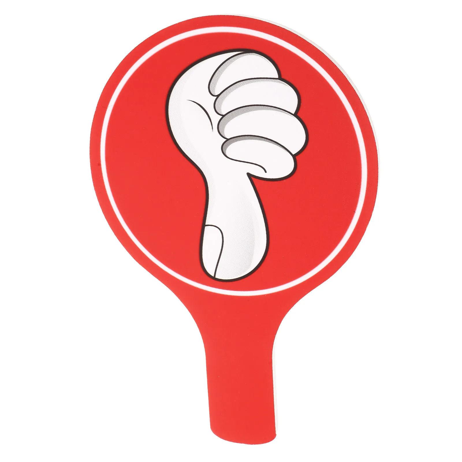 Double-Sided Reusable Voting Paddles Board Classroom Hand Signals for Student Response Voting Judging Interactive Learning