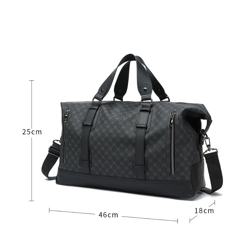 Fashion Handbags Men Travel Totes Letter Printed Men's Top-Handle Bags Business Crossbody Bags Male Large Capacity Luggage Bag