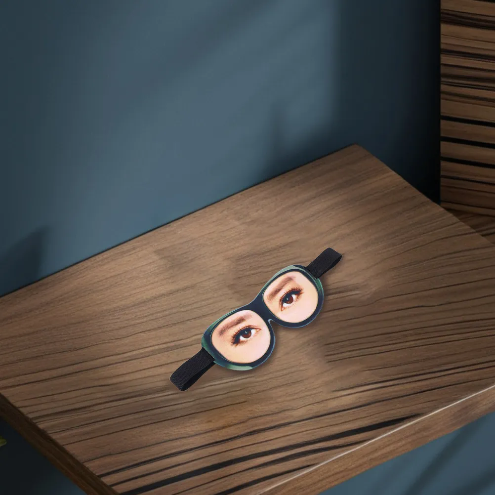 

2 шт. Забавные 3D-маски для сна с эффектом глазного 3D-эффекта, мягкие регулируемые повязки на глаза, светонепроницаемые, для путешествий, вечеринок, дневного сна, медитации
