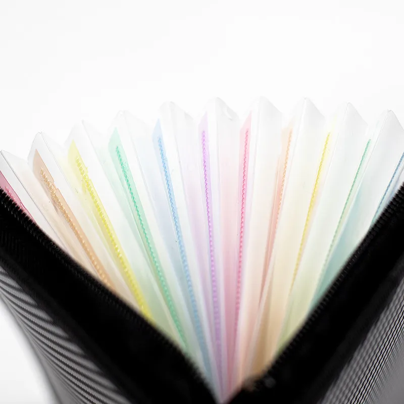 A5 13Grid Convenient Multi-layer Storage File Bag Student Office Stationery Supplies Document Organizer