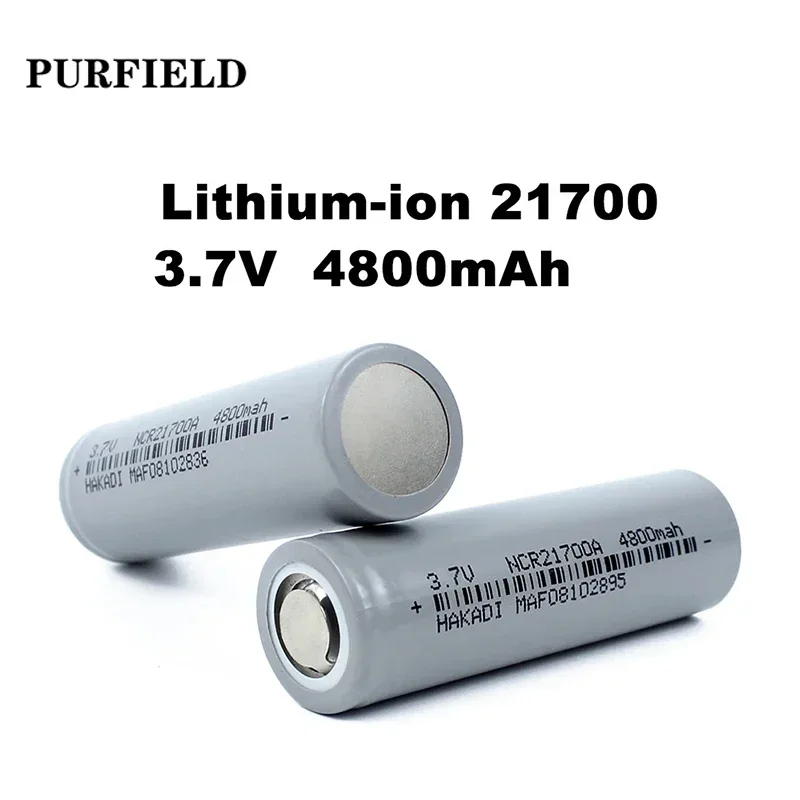 PURFIELD 3.7V 21700 4800mah Rechargeable Lithium-ion High Power Battery Suitable for Energy Storage Battery Solar System E-Bike