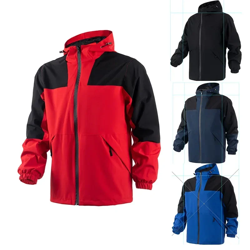 

2024 Outdoor Sprint Coat Spring and Autumn Couple Fashion Brand Thin Windproof Jacket Waterproof Mountaineering Suit