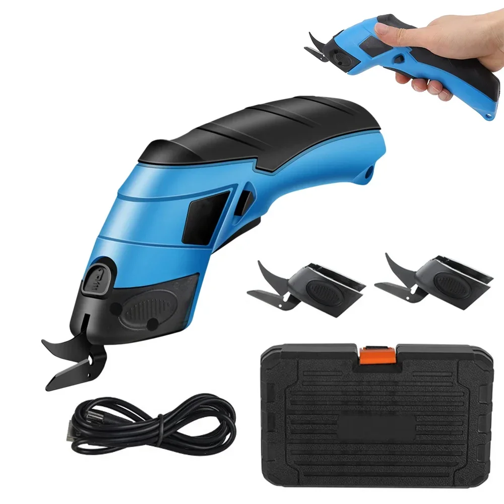 New cordless electric tailoring scissors USB charging Suitable for cutting cotton fabric/leather/cloth and other materials