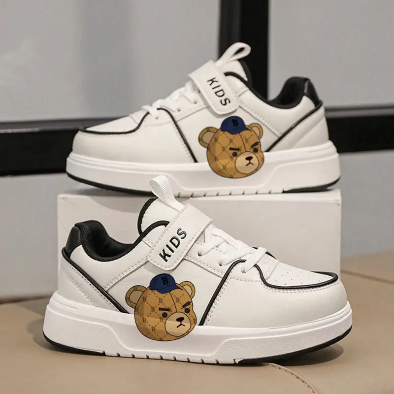 New boys' sports shoes low top anti-slip wear-resistant board shoes children's lightweight soft sole Korean girls casual shoes