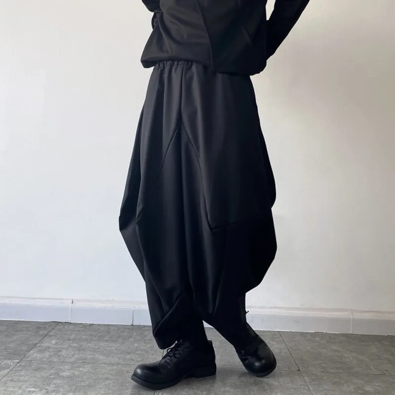 WVGA Dark Style Three-dimensional Trendy Patchwork Harem Pants For Men Spring Autumn Niche Casual Slim-fit Streetwear Ins W21573