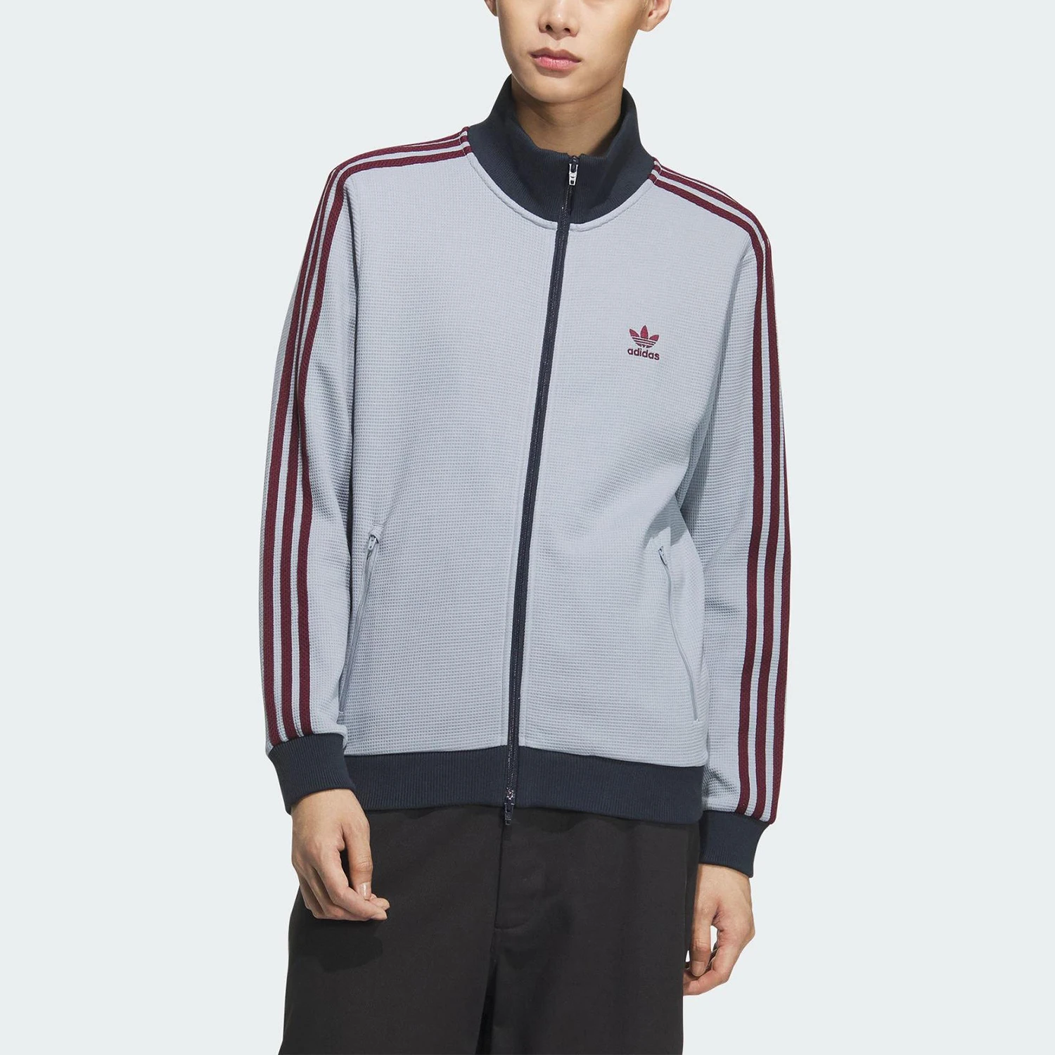 

Мужская вязаная спортивная куртка в стиле ретро Adidas Authentic Trefoil KB8953