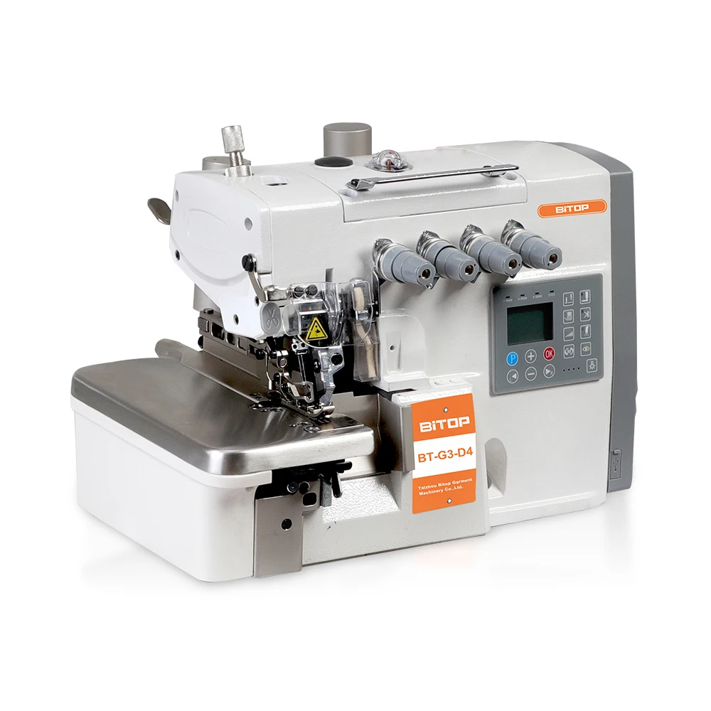 

Industrial automatic overlock sewing machine 4 thread high speed