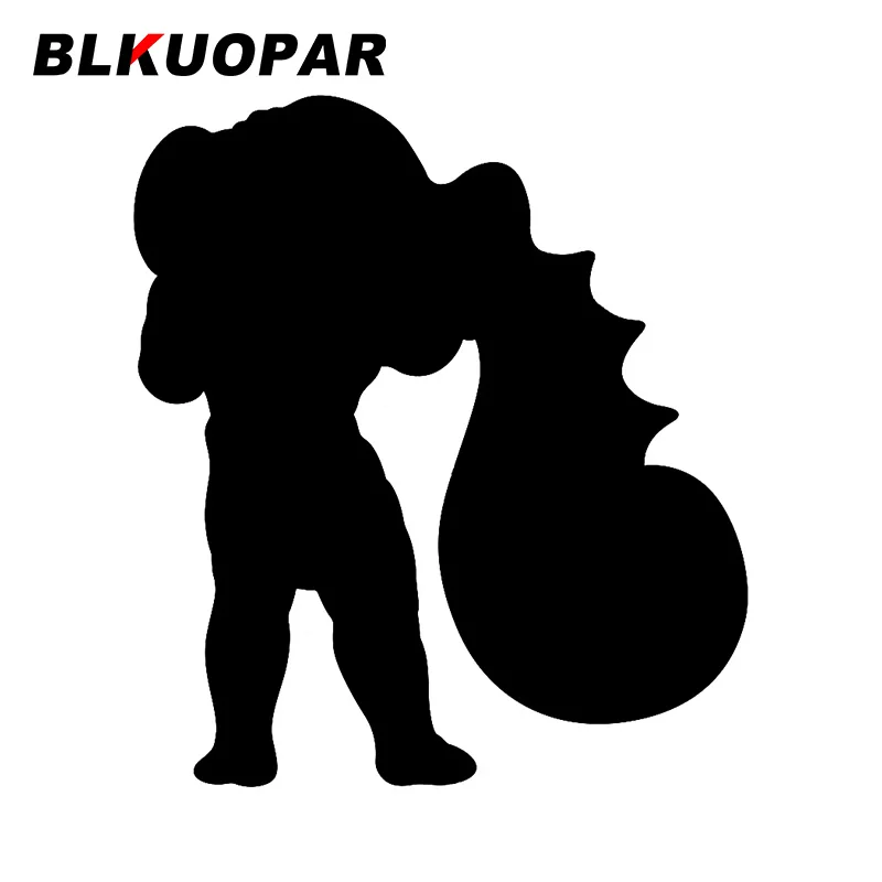

BLKUOPAR for Girl with Big Curly Hair Graphics Sticker JDM Drift Dope Vinyl Car Stickers Decal Vehicle Laptop Decor Car Label