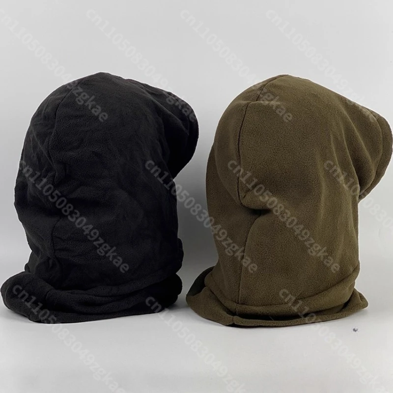 Russia's Special Operations Green/coal Mining Black Cold Resistant and Warm Thick Full Wrapped Hood, Full Face Mask