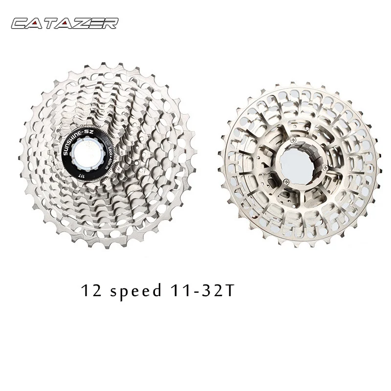 

Ultralight Road Bike Freewheel 11-32/34T Bicycle Flywheel Steel 12S Speed Cassette Freewheel for Shimano SRAM Bike Parts