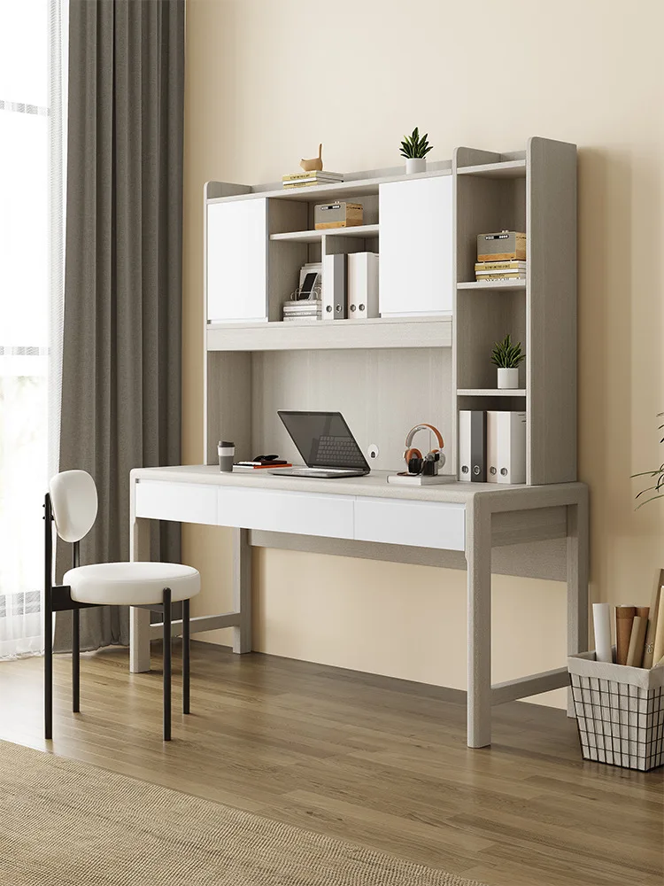 DSA desk, bookshelf combination, desktop computer table, student learning, household table and cabinet integrated