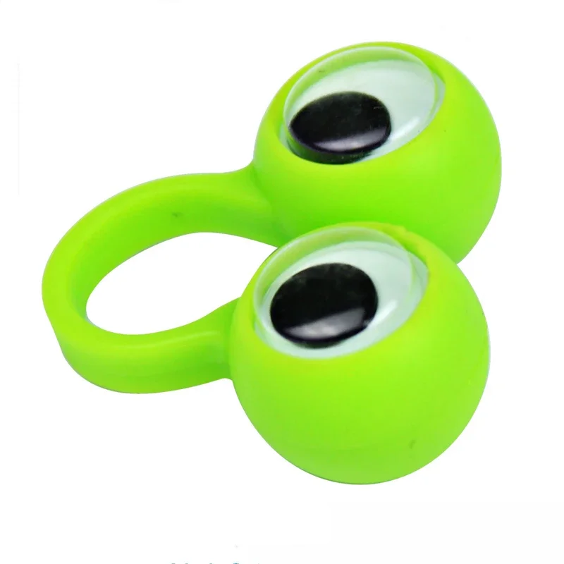 10 Stuks Actieve Eye Ring Kinderen Ouder-kind Rekwisieten Bananasplit Vinger Cool Speelgoed Persoonlijkheid Evenement Giveaway Gags Verjaardagscadeau