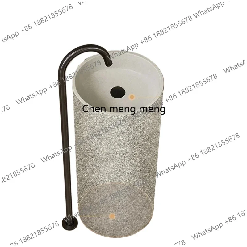 

Z136Personalized creative style floor standing integrated artistic washbasin GN564TB