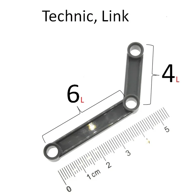 High-tech Link Parts Building Blocks Wishbone Suspension Arm Compatible with Lego Tehnical Part 32294 32005 2739a MOC Brick Toys