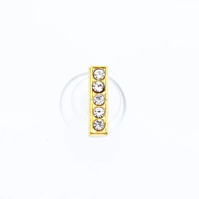 1 Stuks Gouden Letters Metalen Schoen Charmes Kristal Diamant Legering Bedels Schoenen Accessoires Gesp Hoge Kwaliteit Schoenen Decoratie