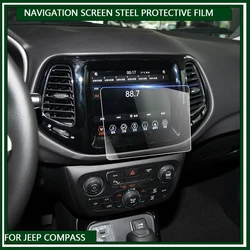 8.4inch GPS Navigation Screen Steel Protective Film for Jeep Compass 2017-2020 Grand Cherokee SRT Control of LCD Screen Sticker