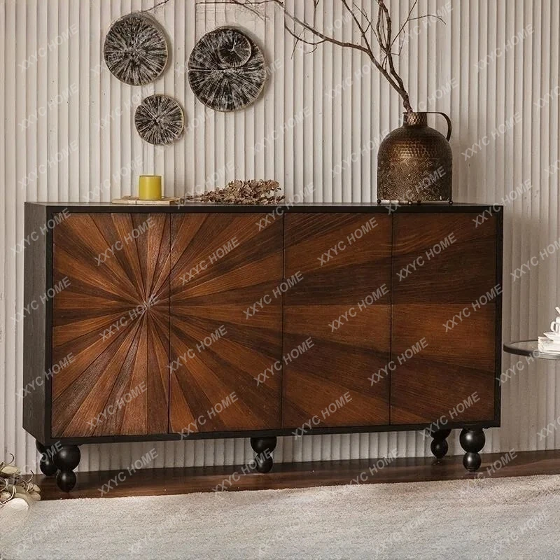 XX L retro home living room dining sideLiving room, bedroom storage cabinet  storage chest