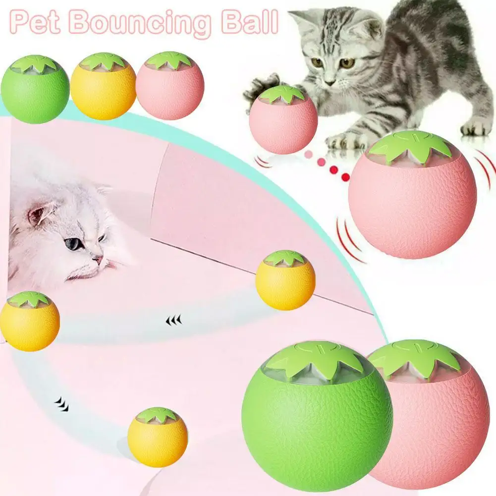 Interactive Cat Toy Ball Super Drive Cat Rolling Balls  Motion Activated Sensor Ball Pet Kitten Teaser Game Toys