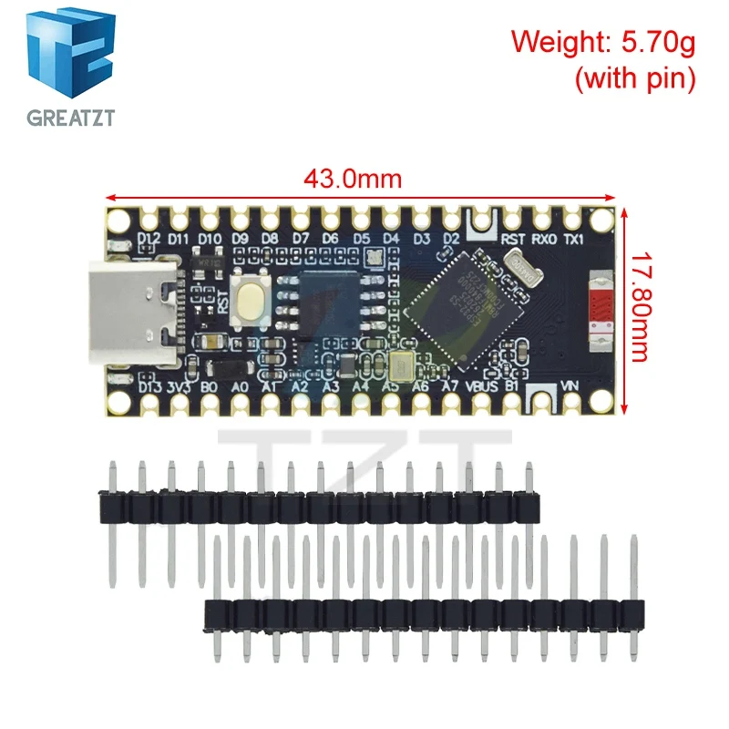 GREATZT ESP32-S3 Nano WiFi Bluetooth-compatible Development Board IoT Module Based on ESP32-S3R8 240MHz For Arduino