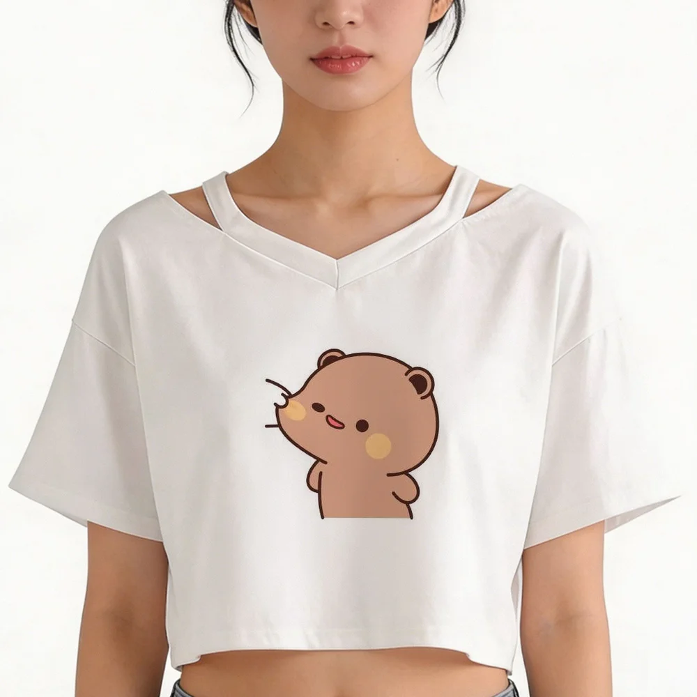 Bubu Dudu shirt femme baddie summer graphic clearance sales t shirt korean fashion gyaru jojifuku