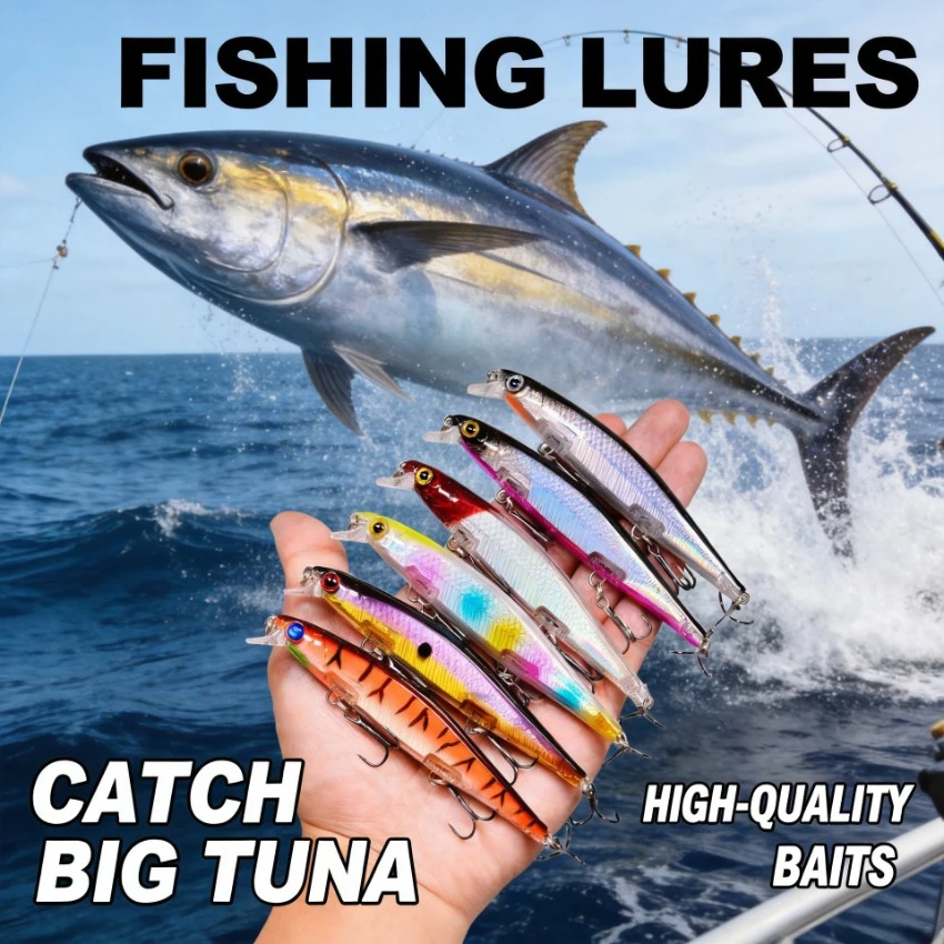 

New Long Cast Suspending Sinking Minnow 11cm 12.6g Laser Lifelike Hard Lure Freshwater Artificial Fishing Lures For Bass Tackle