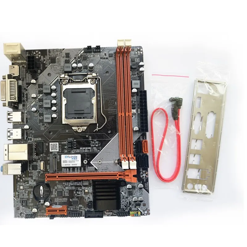 B75 Płyta główna Pulpit M.2 LGA1155 Dla procesora i3 i5 i7 Obsługuje pamięć DDR3 SATA 3.0 USB 3.0 PEI-E Interfejs VGA Intel Core CPU