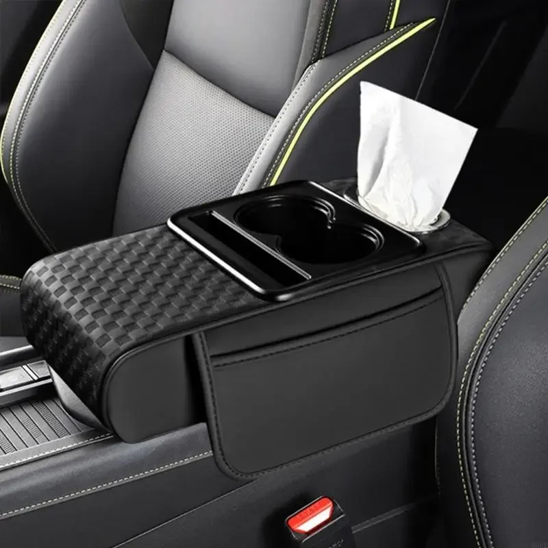 

Кожаная подставка для локтя, увеличивающая высоту, коробка для подлокотника автомобиля, утолщенная подушка для подлокотника для